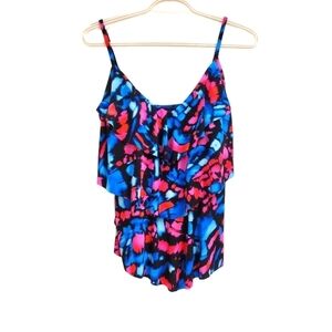 Swimwear Tankini Top - Agua Green
